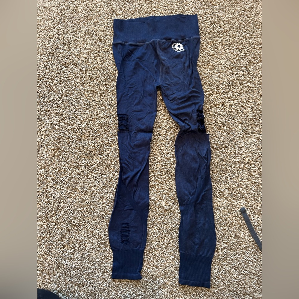 Splendid Navy Blue Club Pilates Leggings